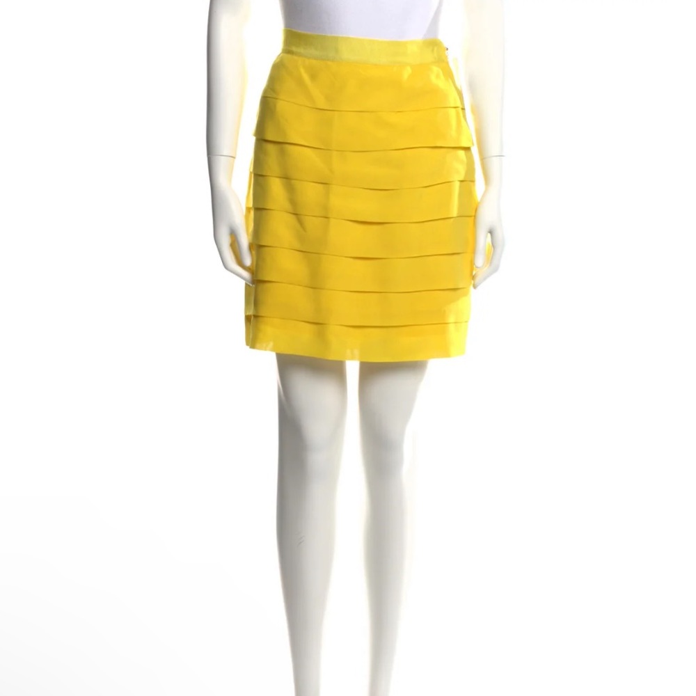 Kate Spade New York Silk Skirt in Yellow, NWOT, Size 6